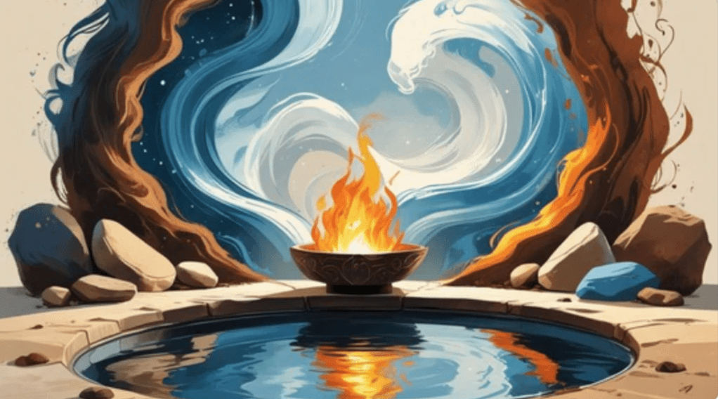 🔮 The Spiritual Meaning of the Four Elements on Your&nbsp;Altar